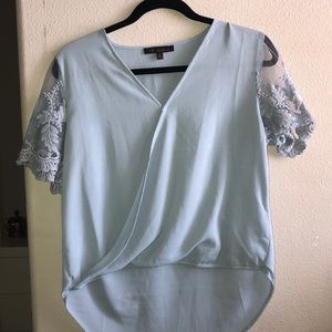 Pastel Blue Blouse